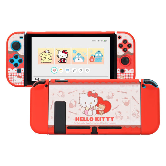 Kuitmor Protective Shell for Switch OLED Slim Cover Case Compatible with Switch OLED Anti-Scratch and Shock-Absorption Design Joy Con Cover Skins - HLK