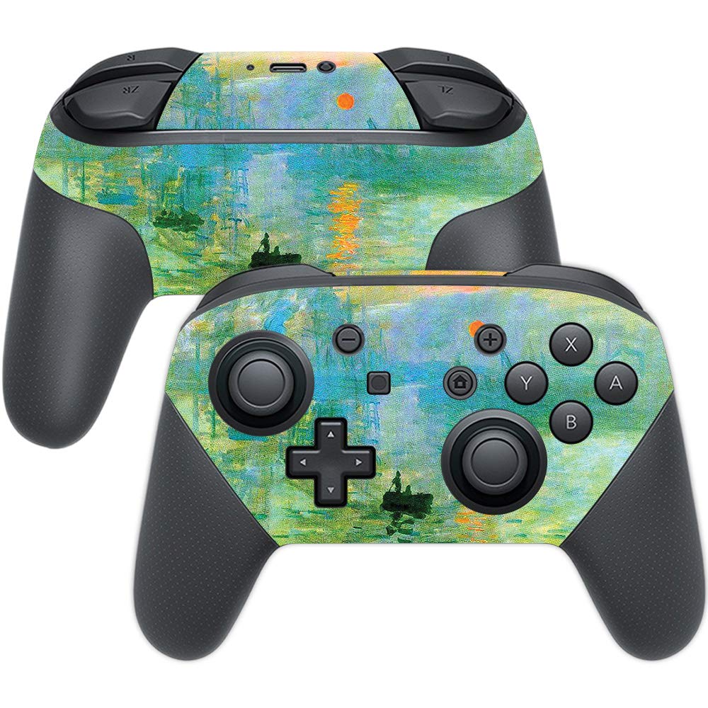 MightySkins Skin Compatible with Nintendo Switch Pro Controller - Impression Sunrise | Protective, Durable, and Unique Vinyl wra