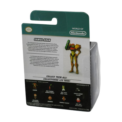 JAKKS Pacific Metroid Samus 2.5" Mini Figure - Multi-colored Plastic Collectible, Model 00039897957166
