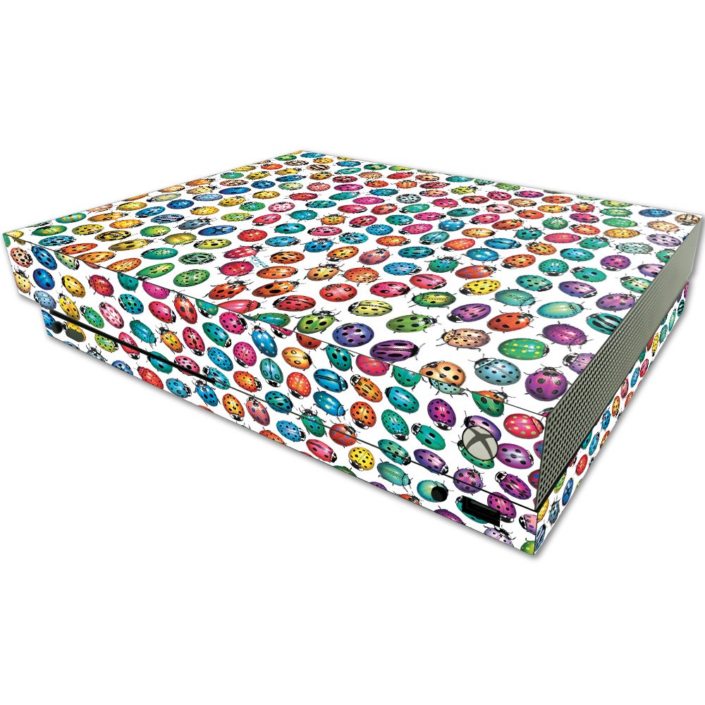 MIGHTY SKINS MightySkins Skin for Microsoft One X Console - Color Bugs - Durable Vinyl Decal Wrap, Easy to Apply & Remove