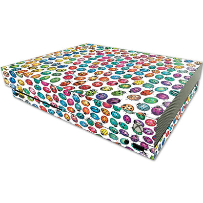 MIGHTY SKINS MightySkins Skin for Microsoft One X Console - Color Bugs - Durable Vinyl Decal Wrap, Easy to Apply & Remove
