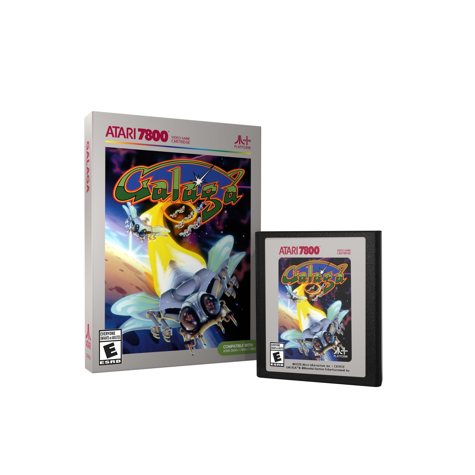 GALAGA 7800 - Atari 7800 Game Cartridge