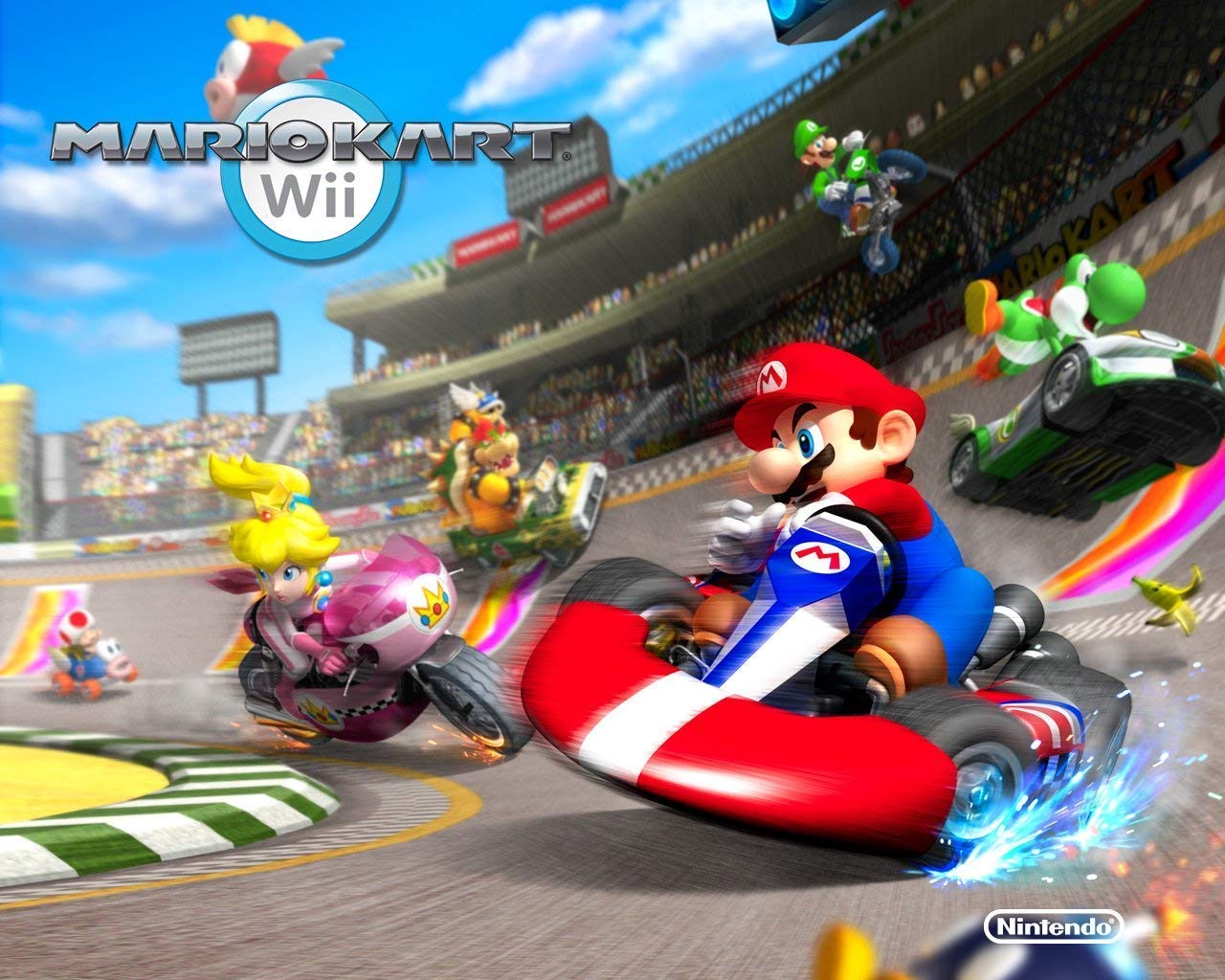 KACEEY Wii Mario Kart - World Edition for U.S. Wii Systems - Compatible & Fun Racing Game