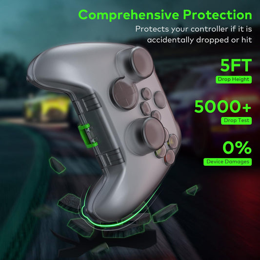 Tiiletzote Xbox Series X/S Controller Case - Hard Shell, Dust-Resistant, Shock-Proof, Black, Model T-CB16-XBBlack