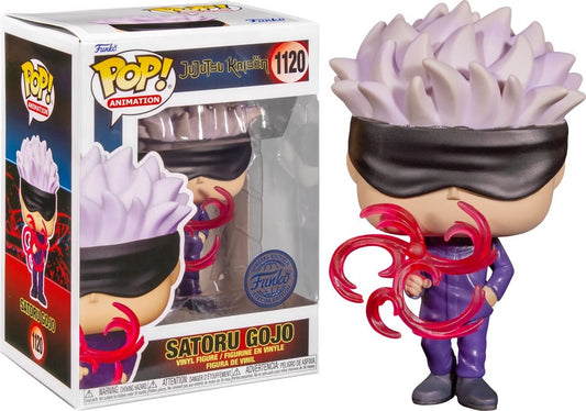 Funko Jujutsu Kaisen POP! Animation Satoru Gojo Vinyl Figure #1120 - Exclusive, Red, Collectible