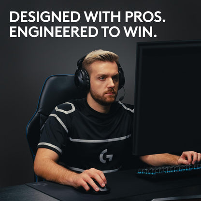 Logitech G PRO X Superlight 2 Wireless Gaming Mouse - 44,000 DPI, 8K Polling, Lightweight, Black, USB-C Charging (Renewed)