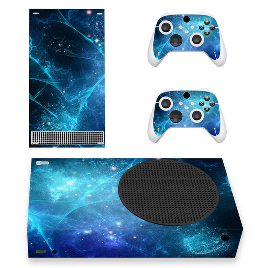 PlayVital Blue Nebula Custom Vinyl Skins for Xbox Core Wireless Controller  Wrap Decal Cover Stickers for Xbox Series S Console Controller
