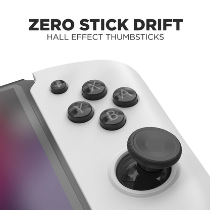 CRKD Nitro Deck - Handheld Controller for Nintendo Switch & OLED, Zero Stick Drift, 1.77x10x4.41 inches, White, Model 23ND-WW-WH-ST