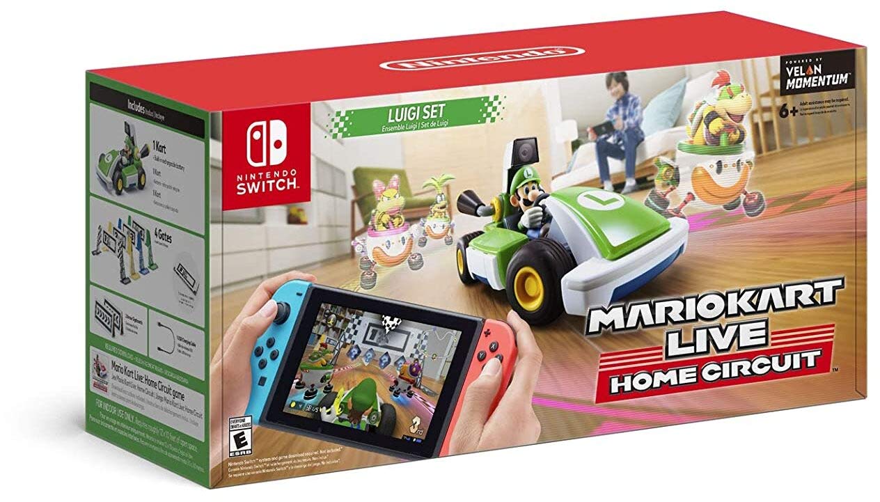 Nintendo Mario Kart Live: Home Circuit - Luigi Set (Model HACRRMBAA) for Nintendo Switch