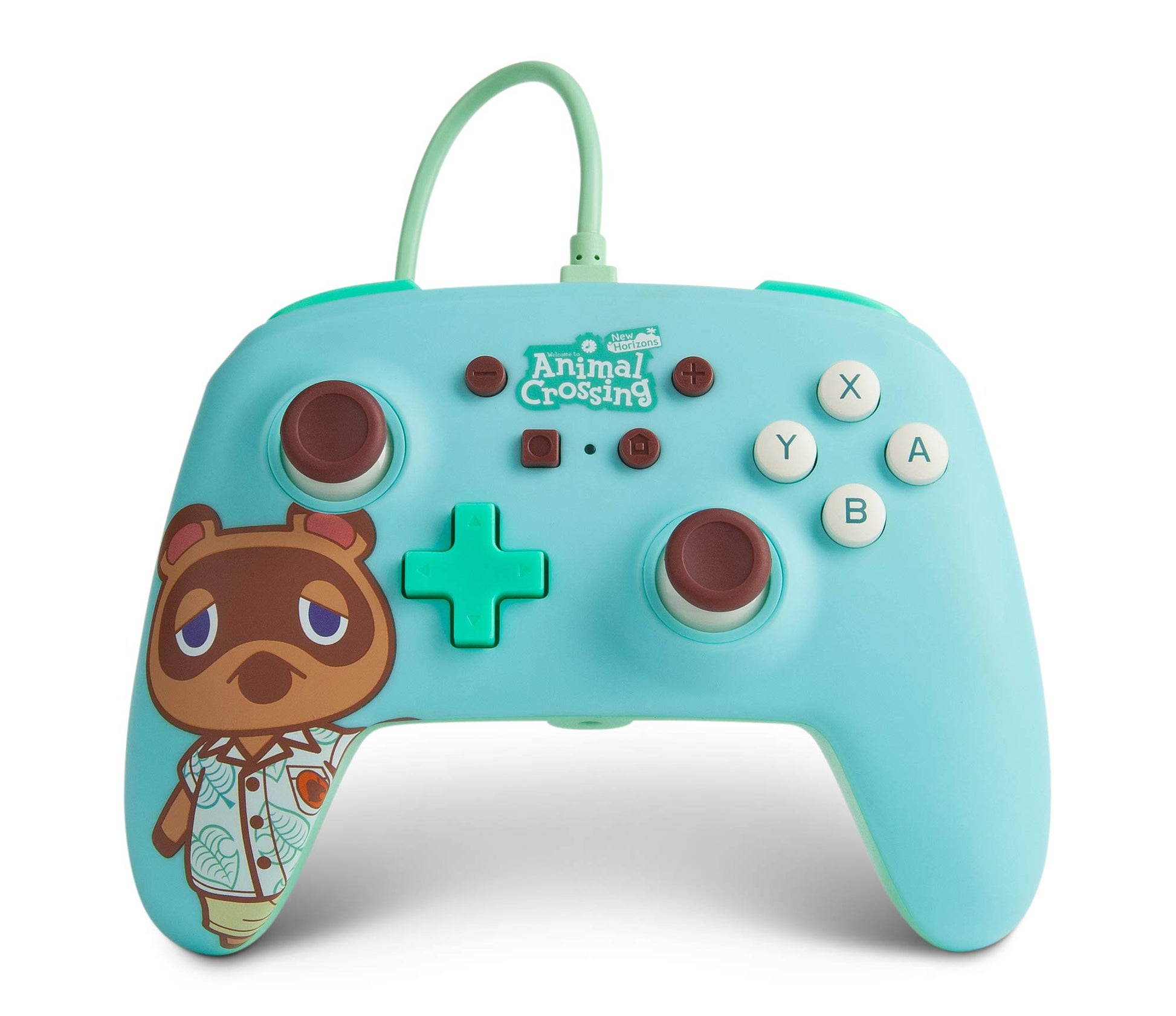 PowerA Enhanced Wired Controller - Nintendo Switch, Animal Crossing: Tom Nook, Model 1521519-01