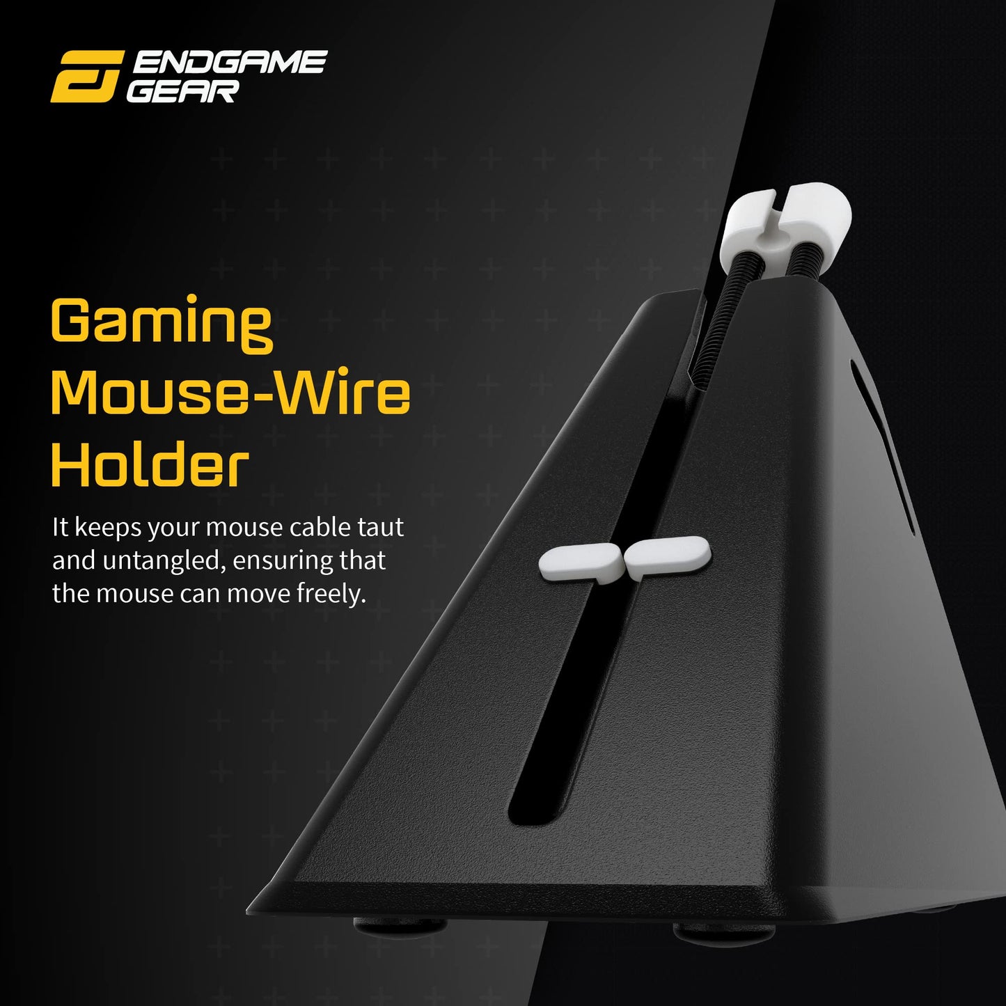ENDGAME GEAR MB1 Mouse Bungee Holder - Anti-Slip Cable Management, Black