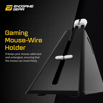 ENDGAME GEAR MB1 Mouse Bungee Holder - Anti-Slip Cable Management, Black
