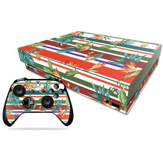 MIGHTY SKINS Xbox One X Combo Skin - Tropics | Durable Vinyl Decal Wrap, Easy Apply & Remove, Made in USA, Model MIXBONXCMB-Tropics