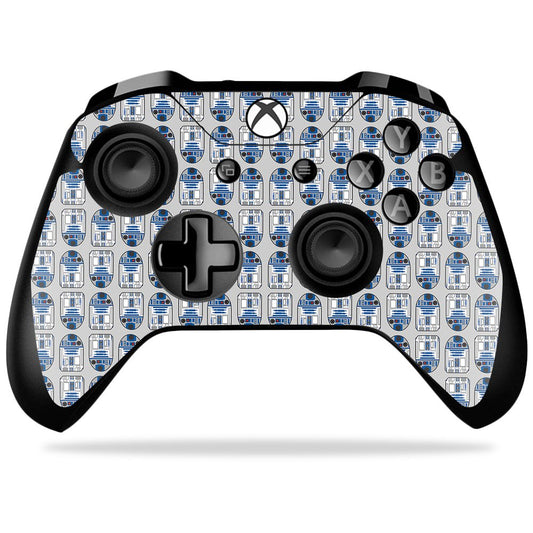 MIGHTY SKINS Xbox One X Controller Skin - Durable Vinyl Decal, Galaxy Bots Design, Easy Apply/Remove, Made in the USA