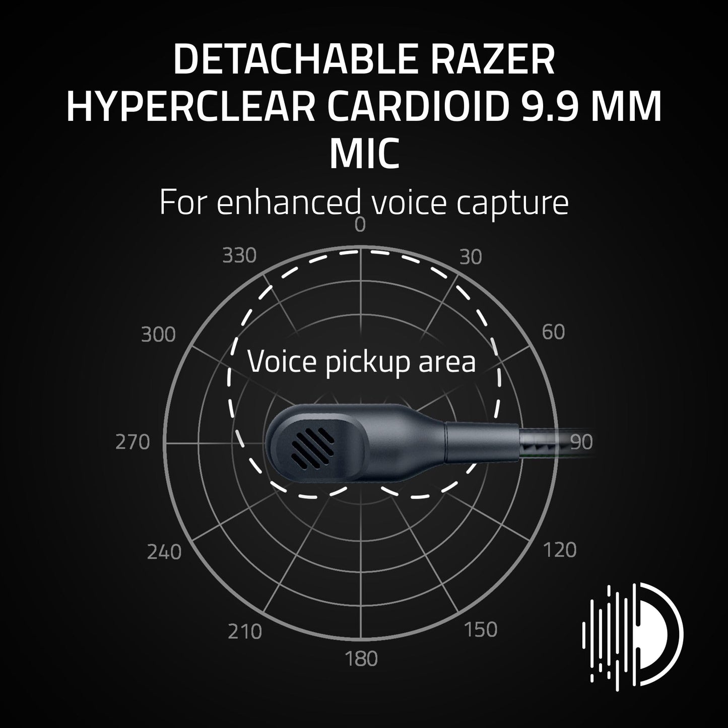 Razer BlackShark V3 X Wireless Gaming Headset - 50mm Drivers, Cardioid Mic, 2.4 GHz, Bluetooth - Black - Model RZ04-05420200