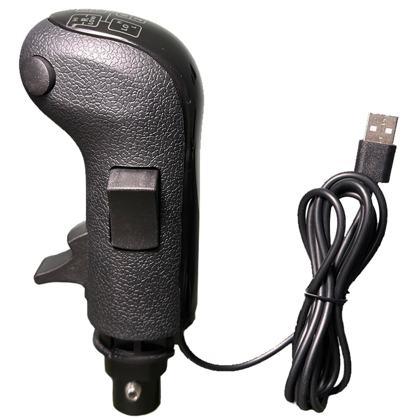 AUGFAZ USB Shift Knob for American Truck Simulator & ETS2 - Compatible with Logitech G27/G29/G920, Thrustmaster TH8A, Black