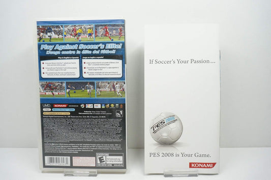 Konami Pro Evolution Soccer 2008 for Sony PSP - Model 083717260431