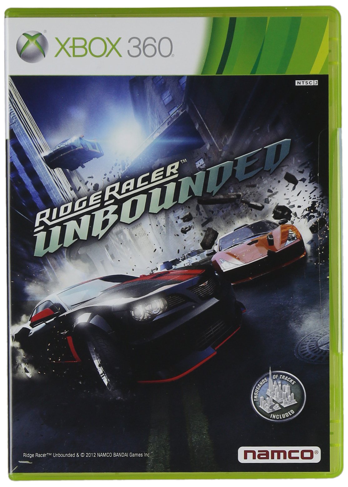 Bandai Namco Ridge Racer Unbounded for Xbox 360 - Model 21056, Thrilling Racing Action, Classic Game Experience