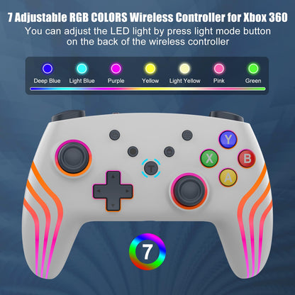 ADHJIE Wireless Controller - Grey Color, Ergonomic Design for Ultimate Gaming Experience