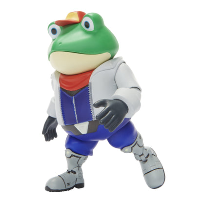 Nintendo Slippy Toad Action Figure, 4" Multi-colored Plastic, Model 95723