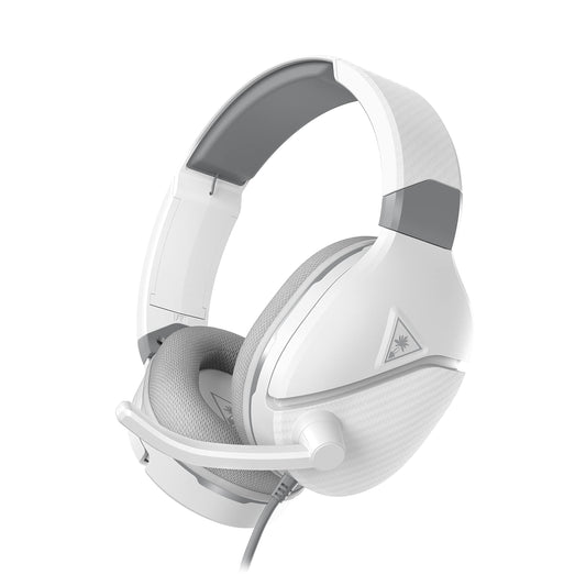 Turtle Beach Recon 200 Gen 2 Gaming Headset - Xbox, PS5, PC - Bass Boost, Memory Foam, Gen 2 White - Model TBS-6305-01