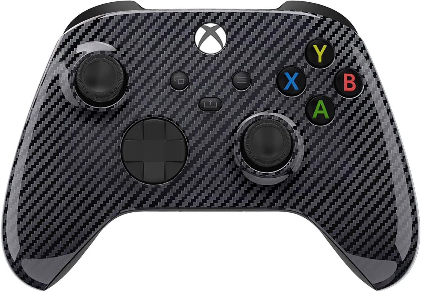 Custom Controllerzz Wireless Controller for Xbox Series X/S & One - Soft Touch Feel - X/S Glossy Carbon Fiber