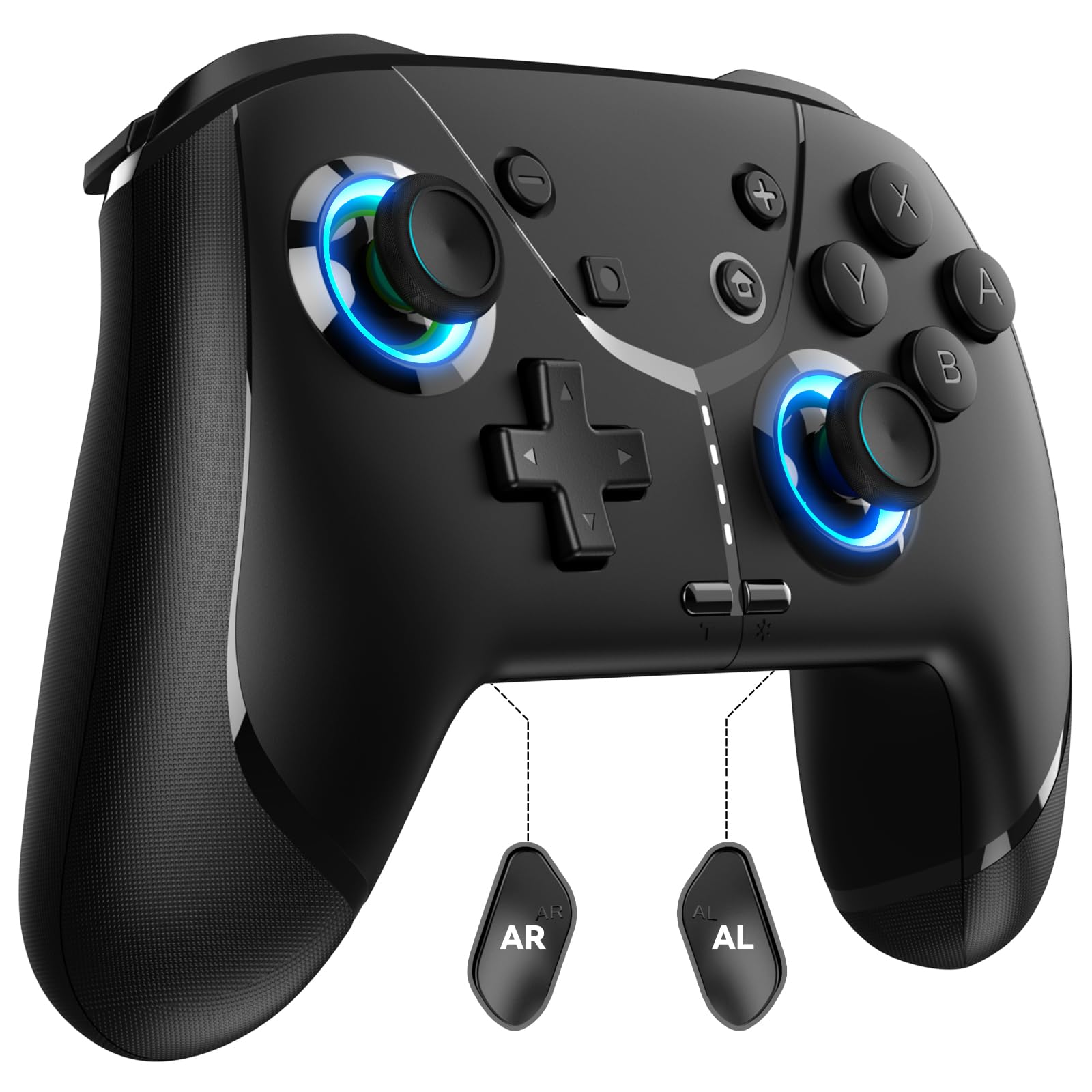 GMBACK Wireless Switch 2 Controller for Nintendo Switch 2/1/Lite/OLED  Bluetooth Game Controller for iPhone/Android/PC/Steam/Mac/iPad/TV with Loop Macro/Vibration/Motion Control/Turbo/800mAh Battery