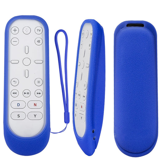 CHUNGHOP PS5 Media Remote Silicone Case - Shockproof, Washable, Blue