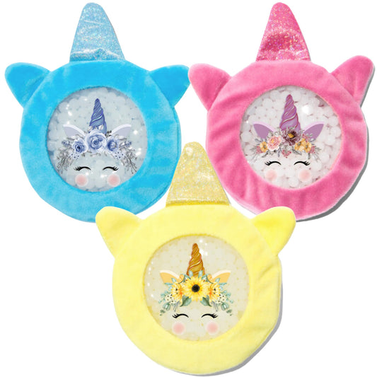 Colt & Kase Kids Ice Packs for Boo Boos with Cover - Unicorn Design - Hot & Cold Packs - Ages 3+