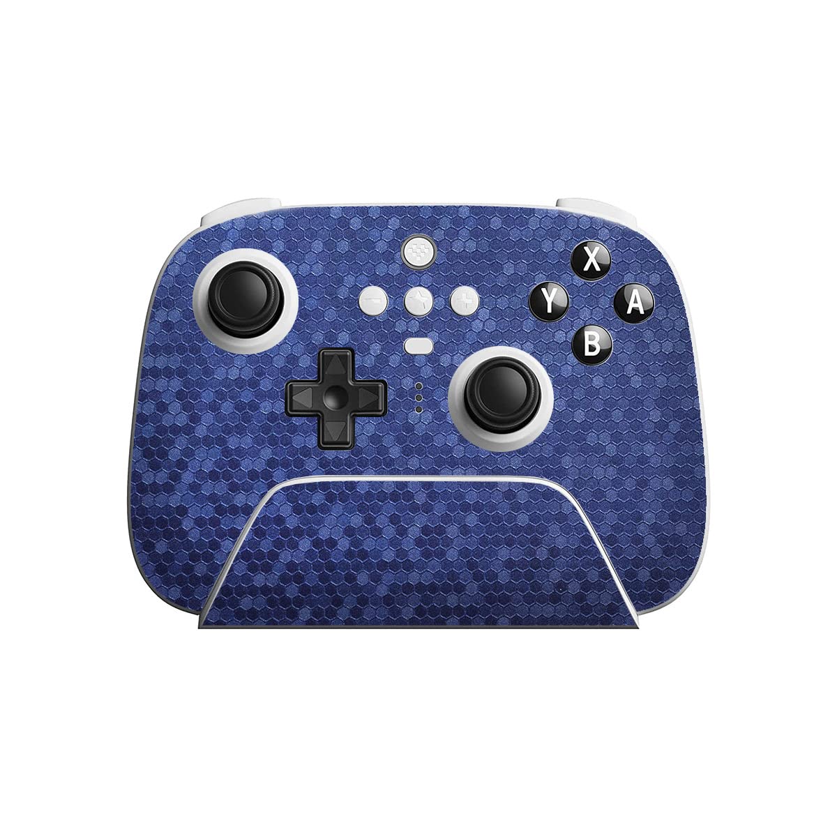 SopiGuard Sticker Skin for 8Bitdo Ultimate Wireless Controller Front and Buttons (Honeycomb Blue)