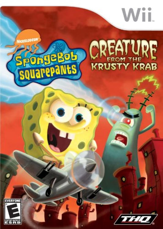 THQ SpongeBob SquarePants: The Creature from the Krusty Krab - Nintendo Wii Game, Model 785138301228