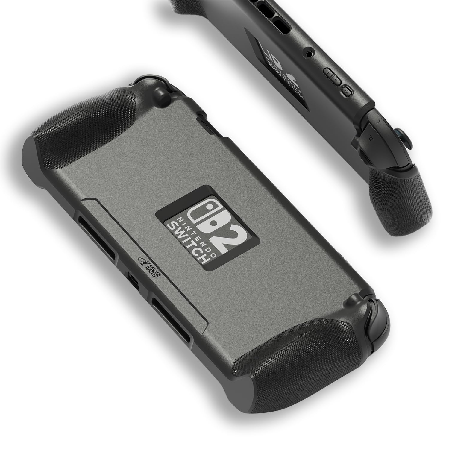 Savage Raven by Skull & Co. StandGrip for Nintendo Switch 2 : A Soft Protective Case with Textured Grips Full Protection and Sta