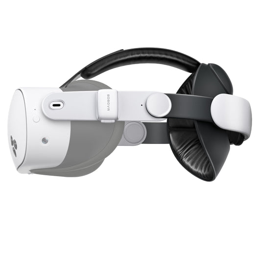 BOBOVR E3 Head Strap Compatible with Meta Quest 3/3S  Rear Balance System Adjustable 70g Weight Block