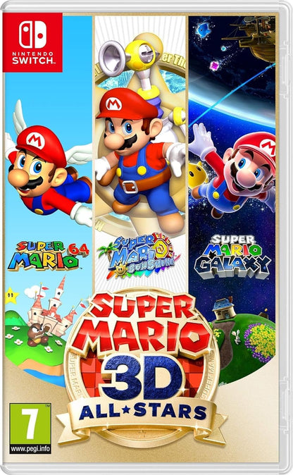 Nintendo Super Mario: 3D All-Stars Game for Switch - Model 211144-2, Black
