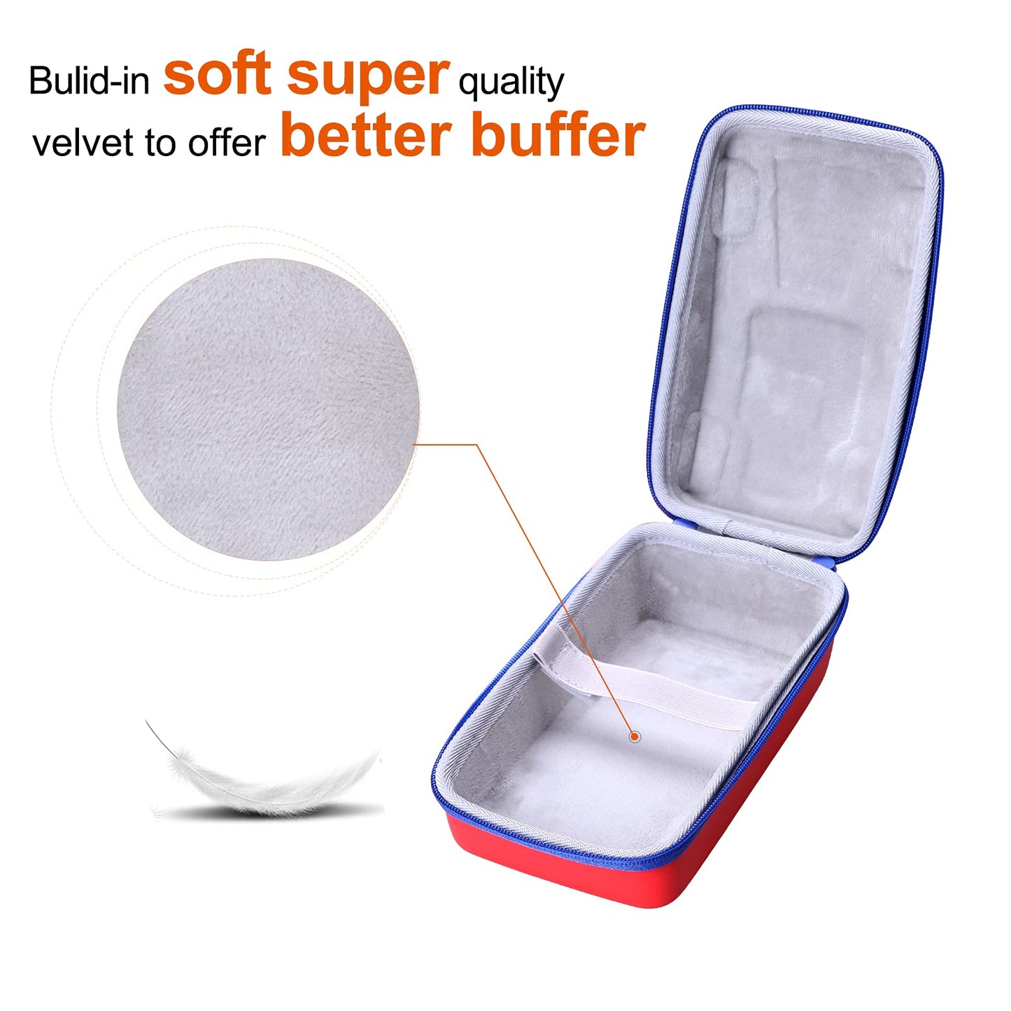 L LTGEM Mario Kart Live Storage Case - Travel Protective Bag - Nintendo Switch - Red