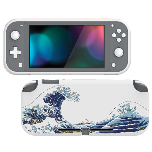 PlayVital Nintendo Switch Lite Case - Soft TPU Slim Cover, The Great Wave Design, Model LTU6017