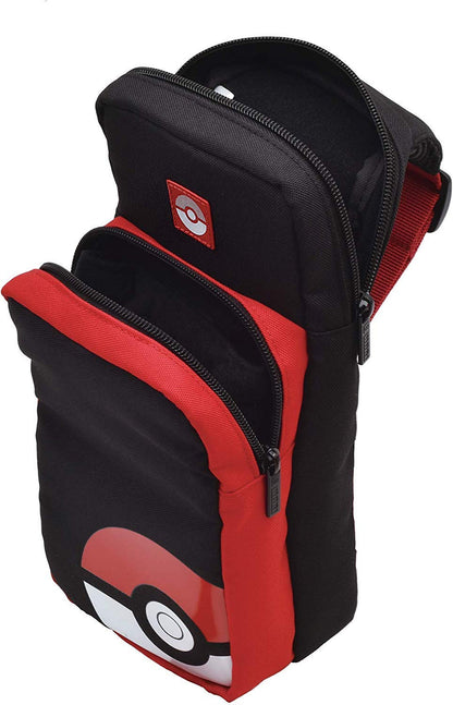 HORI Nintendo Switch Adventure Pack Travel Bag - Poke Ball Edition, Colorful, Model NSW-170U, Officially Licensed by Nintendo & Pokemon