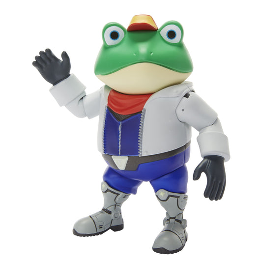 Nintendo Slippy Toad Action Figure, 4" Multi-colored Plastic, Model 95723