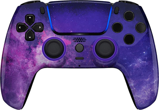 Custom Controllerzz Wireless Controller Compatible with PS5 - Multiple Designs Available (PS5 Galaxy)