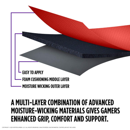 KontrolFreek Performance Grips for Nintendo Switch Pro Controller - Inferno Red, Model RED-4777-PRO