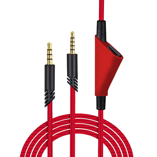 Gogoonike Replacement A40 Cord Inline Mute Cable  A10 Headsets Cord Audio Cable for Astro A40TR/A40/A10 Gaming Headsets  Xbox one  PS4 Controller  PC  Most Smartphones (6.5 Feet/2.0 M)