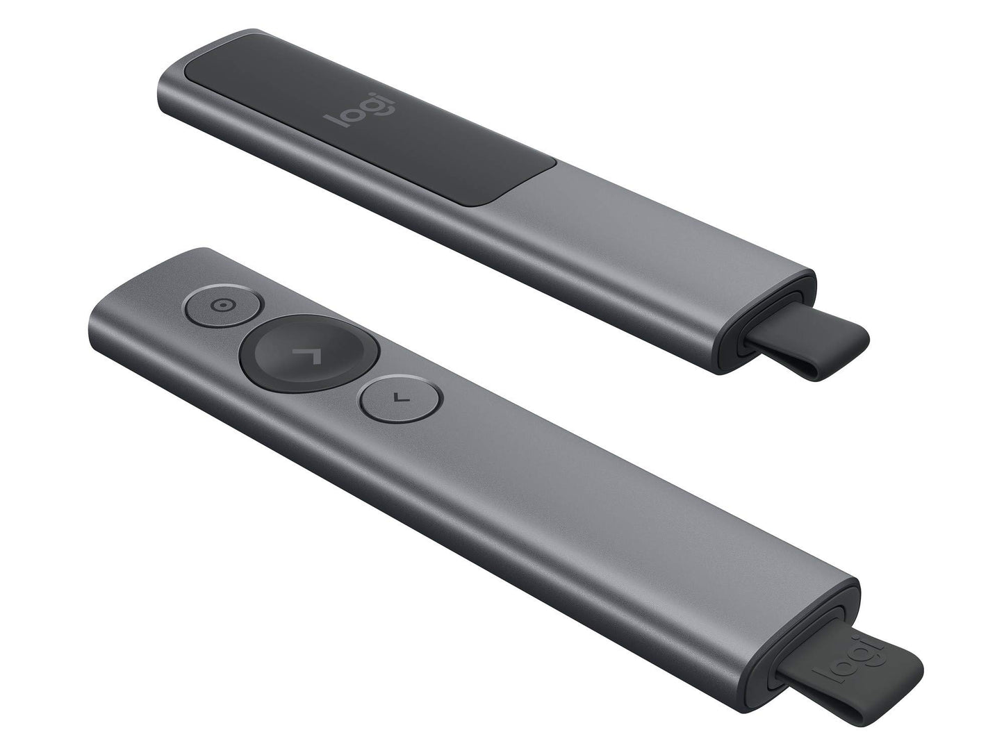 Logitech Spotlight Presentation Remote, Model 910-004861, Grey Color