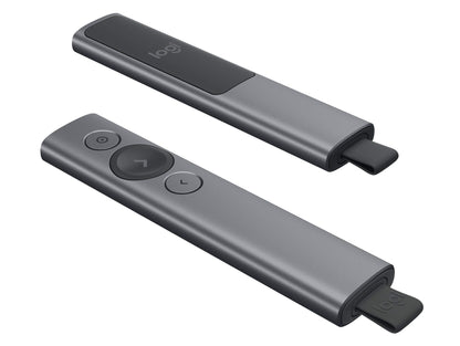 Logitech Spotlight Presentation Remote, Model 910-004861, Grey Color