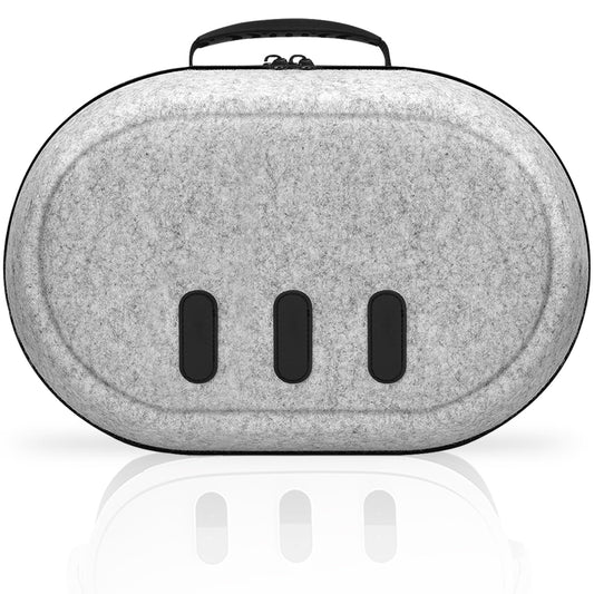 sarlar Carrying Case for Meta Quest 3S/Quest 3 VR Headset  Controller  BOBOVR S3 Pro/Kiwi Design Battery Head Strap  Premium Odorless Felt Hard Shell Case Portable Protection for Travel Storage