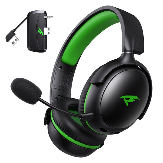 Wireless Gaming Headset for XBOX Series X|S|One  PC  PS5  PS4  Mac  Switch  Gaming Headphones with 2.4GHz  Bluetooth 5.4  53MM 3D Stereo Sound  60H Battery  Detachable Noise Canceling Mic  3.5mm Wired