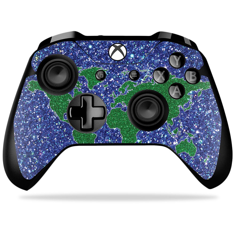 MIGHTY SKINS Xbox One X Controller Skin - Bling World Vinyl Decal Wrap, Durable & Easy to Apply, Model MIXBONXCO-Bling World