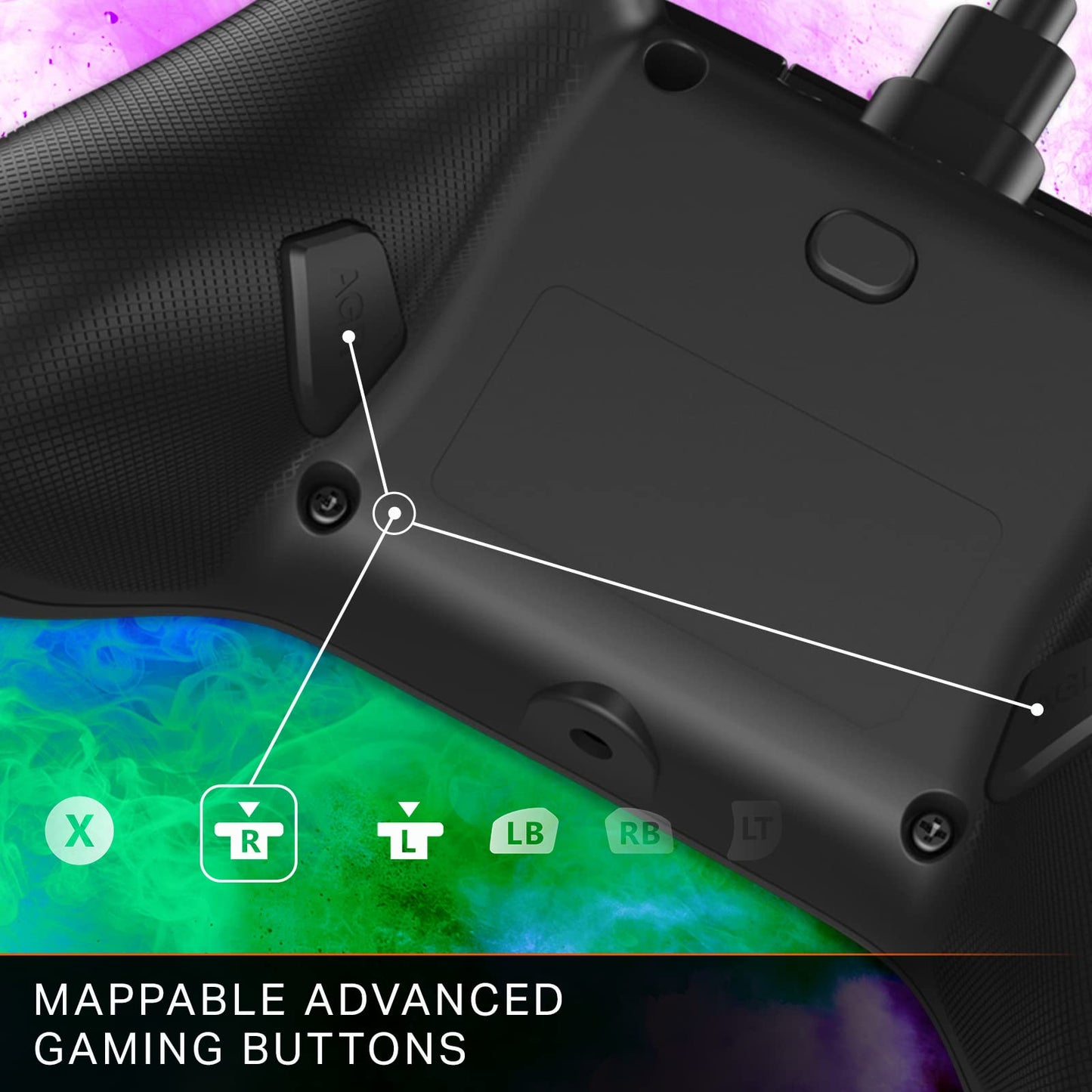 PowerA Nano Enhanced Wired Gaming Controller for Xbox, PC - Compact Black Model XBGP0024-01, Officially Licensed