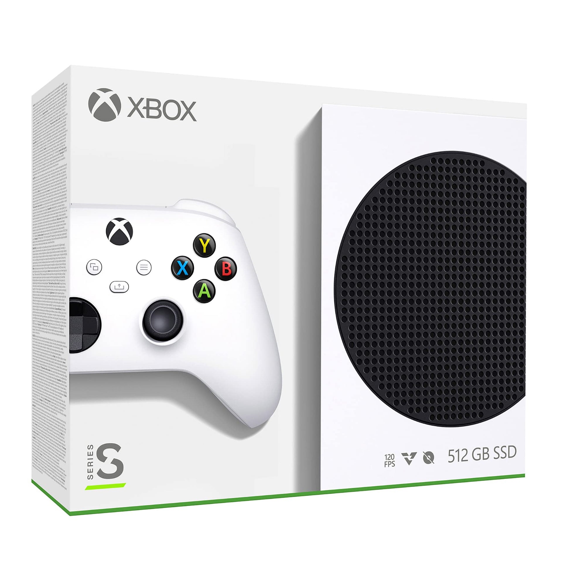 Microsoft Xbox Series S 512GB SSD All-Digital Console + Wireless Controller - White, 1440p, Up to 120 FPS