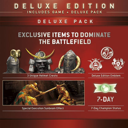 Ubisoft For Honor: Deluxe Edition - Xbox One, Includes Extra Content, Model UBP50461084