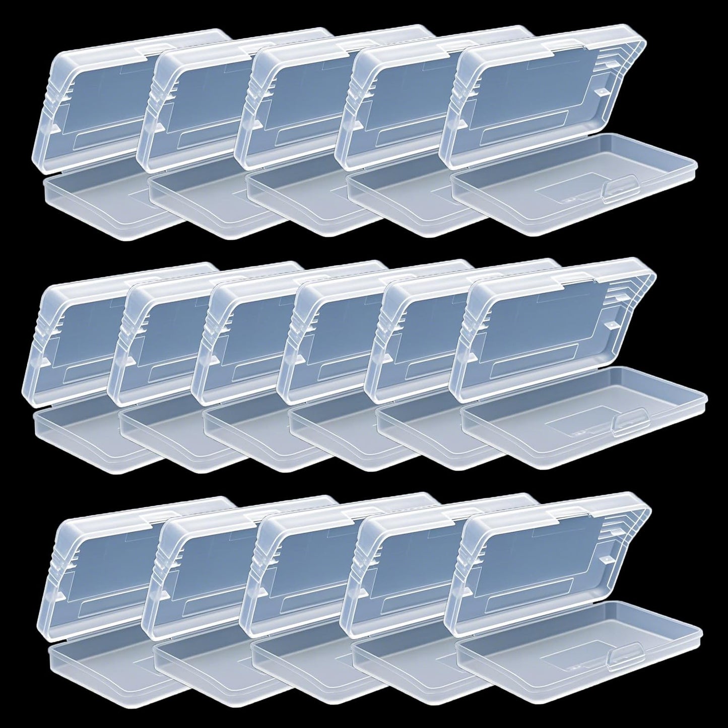 16PCS Transparent refill unit Game Case Box Clear Anti Dust Cover Storage Box Protective Game Card Case for Nintendo Gameboy Advance GBA